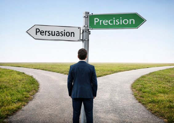Precision Guidance Over Persuasion